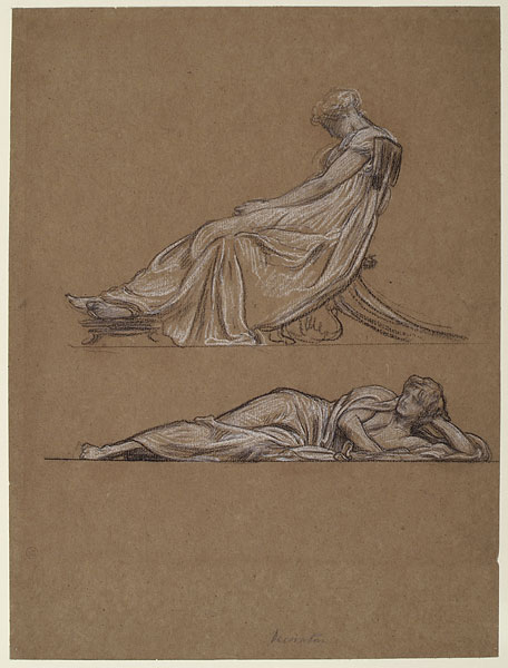 Study for 'Music': Male and Female Figures