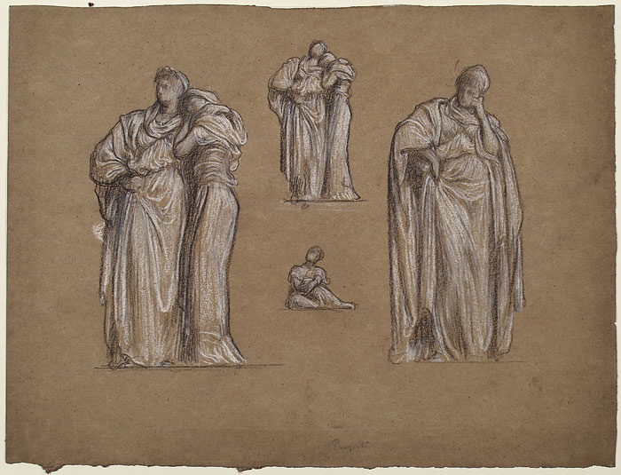 Study for 'Music': Male and Female Figures