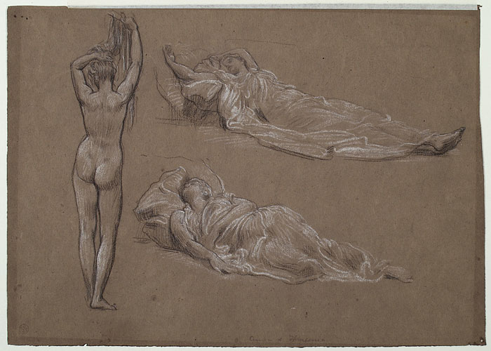 Study for 'Cymon and Iphigenia': Iphigenia, Female Figure