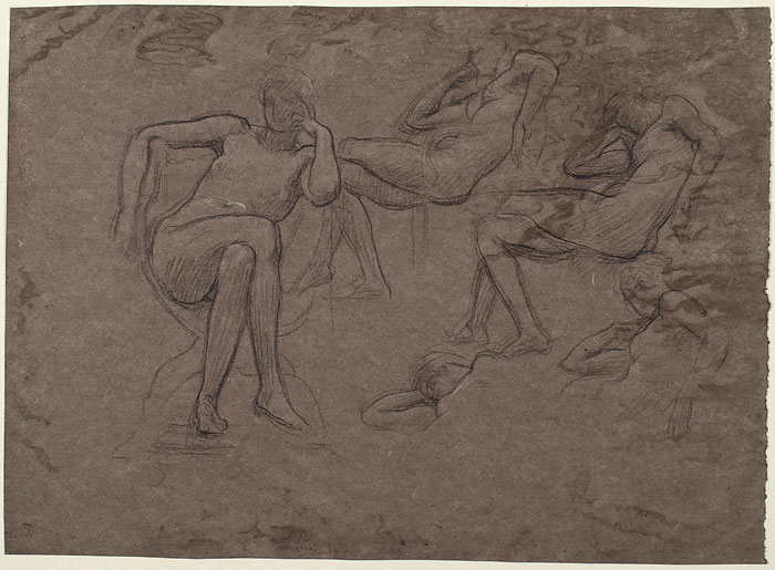 Study for 'Fatidica': Female Figures