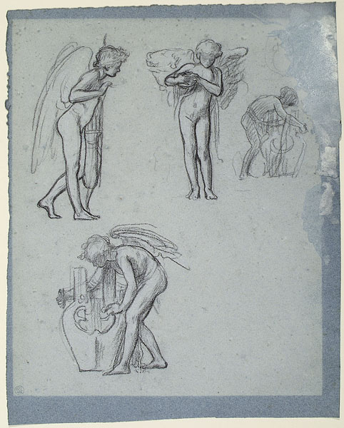Studies for 'The Marquand Ceiling': Cherubs