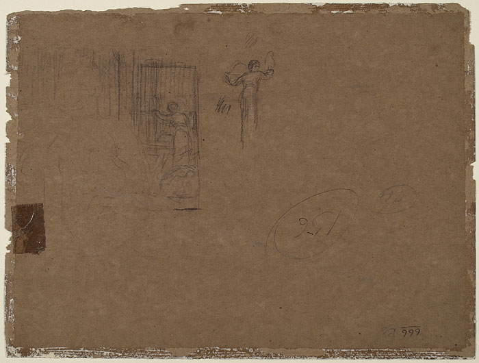 Study for 'Study for 'The Arts of Industry as Applied to Peace': Female Figures, Part of Composition