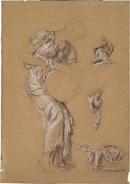 Studies for 'Captive Andromache': Drapery for Female Figures