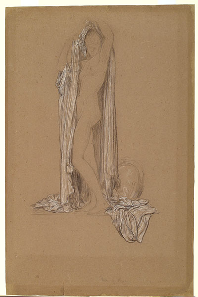 Study for 'The Bath of Psyche': Psyche