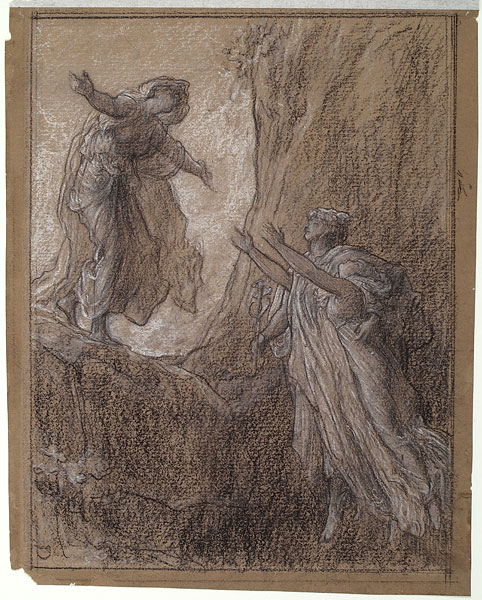 Study for 'Return of Persephone': Composition