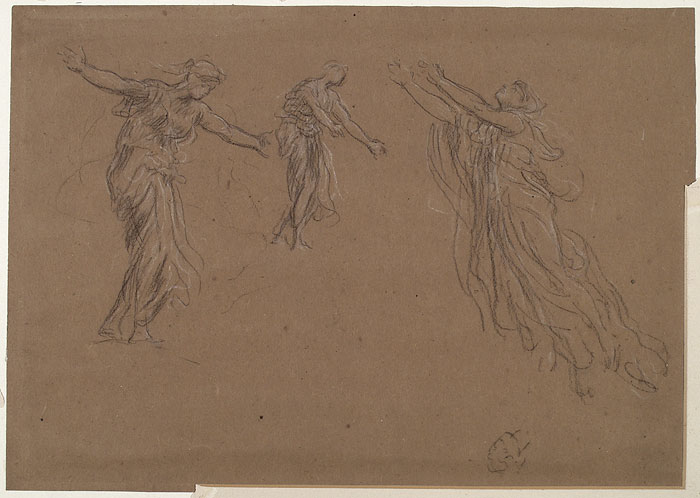 Study for 'Return of Persephone': Demeter, Persephone