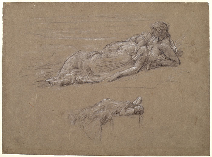 Studies for 'Idyll' and 'Summer Slumber': Female Figures