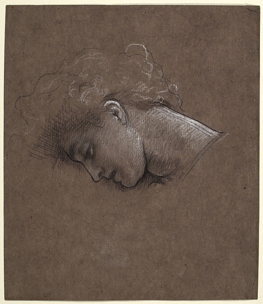 Study for 'Lachrymae': Female Head