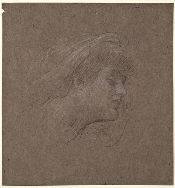 Study for 'Return of Persephone': Head of Demeter