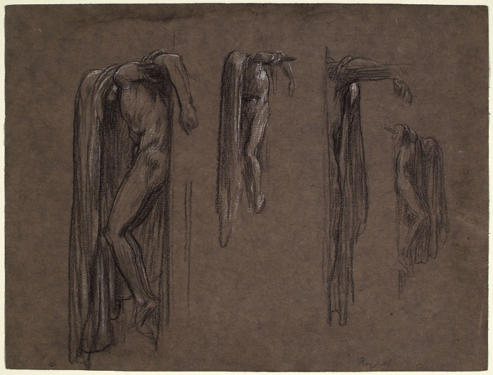 Study for 'Rizpah': Male Figure