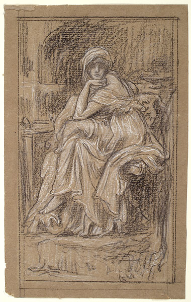 Study for 'Sibyl': Composition
