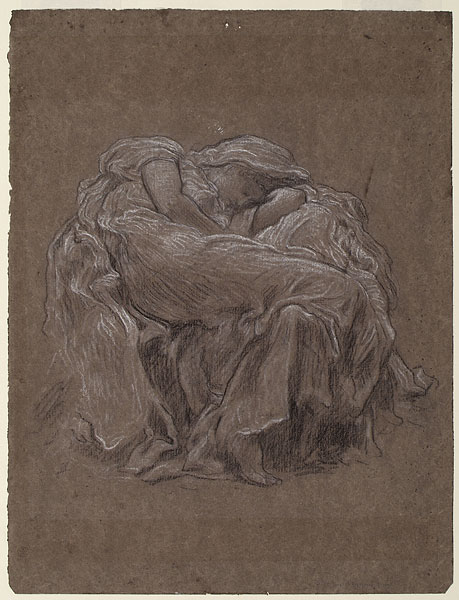Study for 'Flaming June': Female Figure