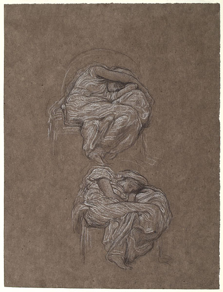 Study for 'Flaming June': Female Figures