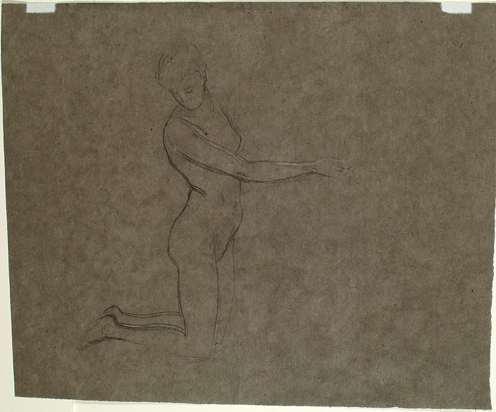 Study for 'Phoenicians Bartering with Ancient Britons': Drapery for Male Figures