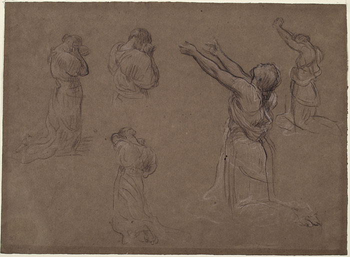 Studies for 'Clytie': Alternative Poses