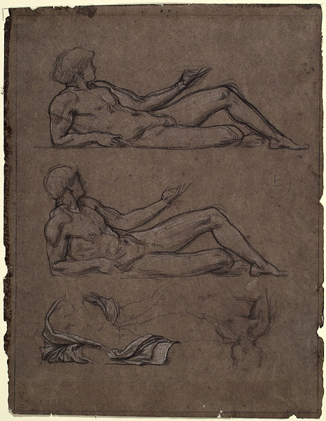 Studies for the 'Jubilee Medal': Male Figure