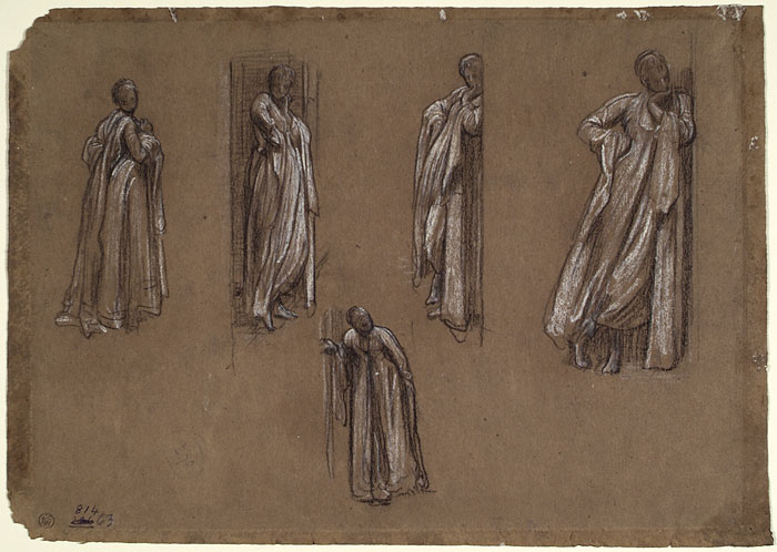 Studies of Female Figures in a Doorway
