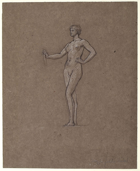 Study for the 'Jubilee Medal': Figure of Industry
