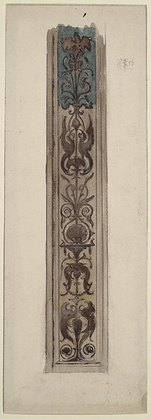 Study for 'Venus and Cupid': Architectural Detail