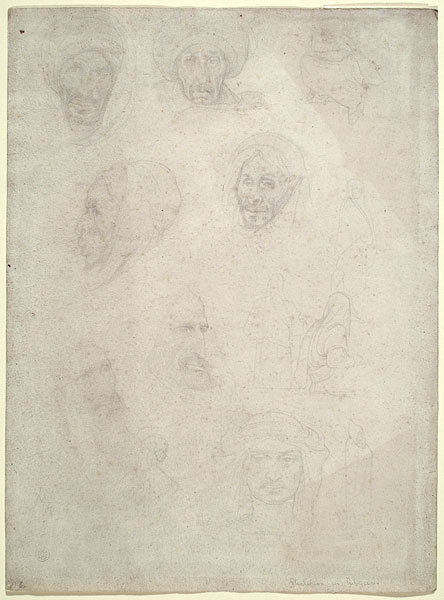 Studies of a Male Heads