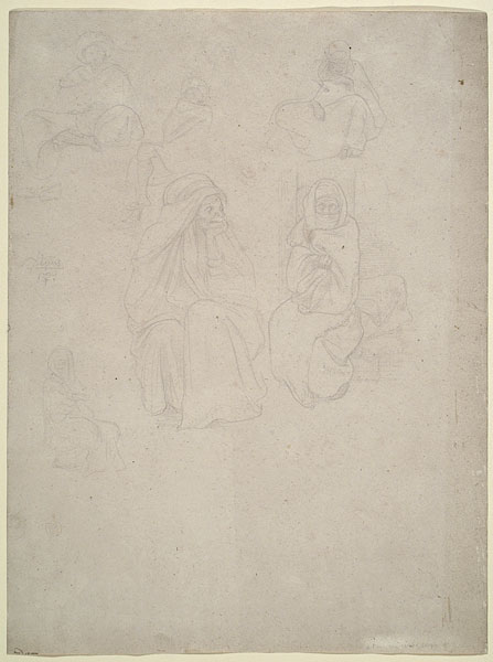 Studies of Male and Female Figures