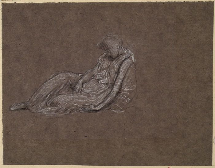 Study for 'The Garden of the Hesperides': Female Figure