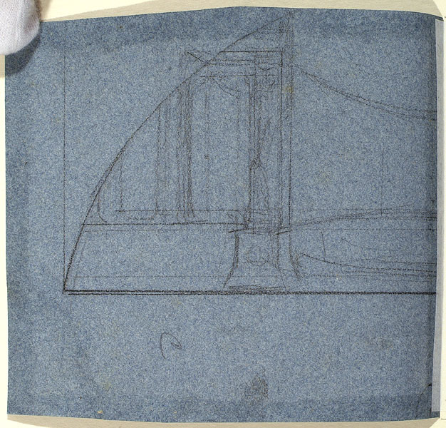 Study for 'The Arts of Industry as Applied to Peace':  Left Hand Side of Composition