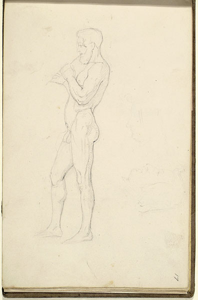Study of a Male Figure with a Flute