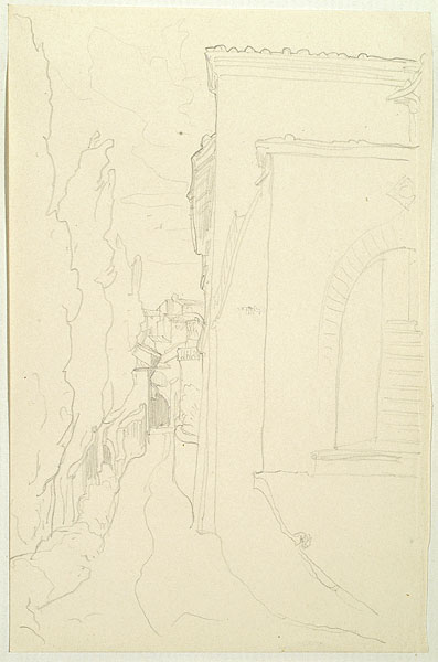 View of a Road or Pathway, Italy