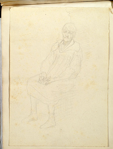 Study of a  Female Figure with a Book