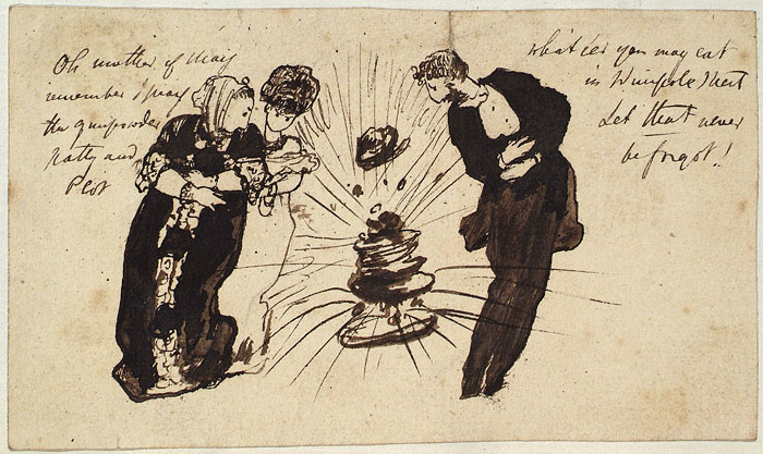 Study of a Male and Two Female Figures