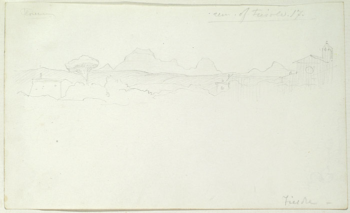 View of Fiesole, near Florence