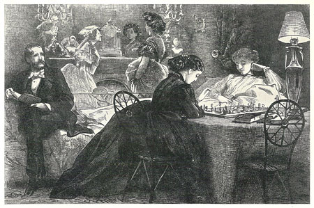 Illustration for 'A Week in a French Country House': 'An Evening in a French Country House'