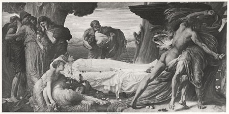 'Hercules Wrestling with Death for the Body of Aclestis'