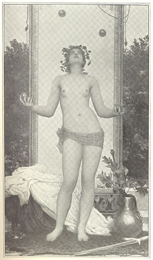 'Antique Juggling Girl'