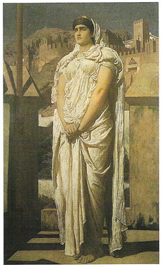 'Clytemnestra from the Battlements of Argos Watches for the Beacon Fires which are to Announce the Return of Agamemnon'