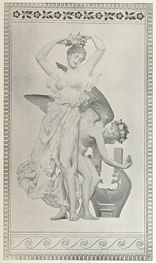 'The Marquand Ceiling': Left Panel (Erato)