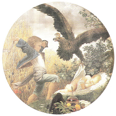 'A Boy Saving a Baby from the Clutches of an Eagle'