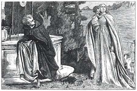 Illustration for 'Romola': 'At the well'