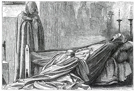 Illustration for 'Romola': 'The Dying Message'