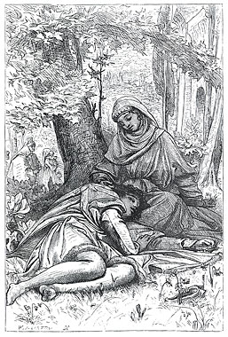 Illustration for 'Romola': 'Under the Plane-Tree'