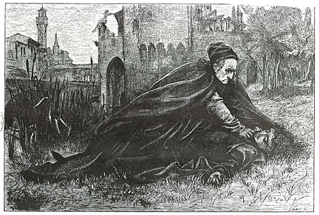 Illustration for 'Romola': 'Will His Eyes Open?'