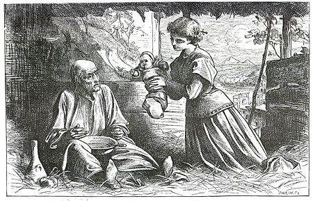 Illustration for 'Romola': 'You didn't think it was so pretty did you?'