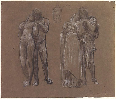Studies for 'Wedded': Male and Female Figures