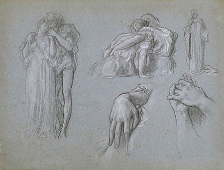 Studies for 'Wedded': Male and Female Figures