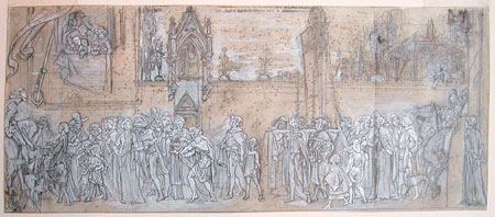 Study for 'Cimabue's Celebrated Madonna...': Composition