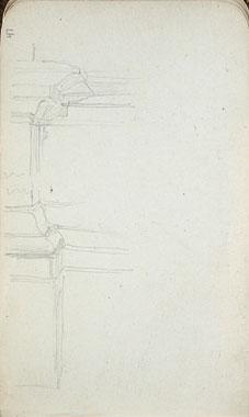 Study of the Base of a Column, possibly used in the Design of the Narcissus Hall, Leighton House Museum