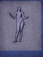 Study for 'Antique Juggling Girl': Female Figure