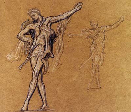 'Study for 'The Dance': Male Figure