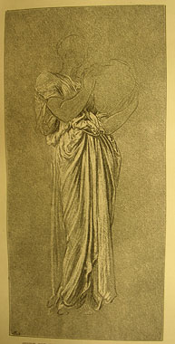 Study for 'Captive Andromache': Female Figure with Pitcher